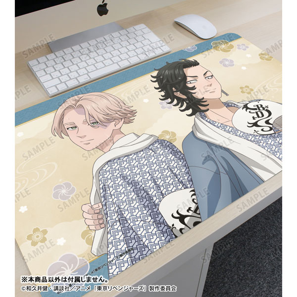 TVアニメ『東京リベンジャーズ』 描き下ろし 乾 青宗&九井 一 温泉浴衣ver. マルチデスクマット 画像 3 | AniSmile