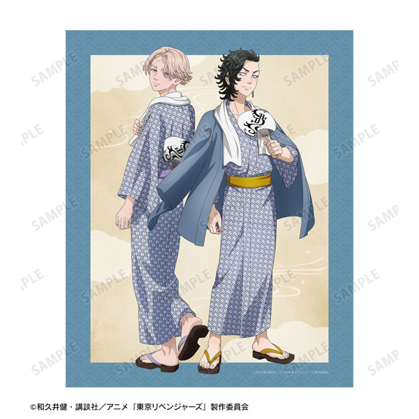 TVアニメ『東京リベンジャーズ』 描き下ろし 乾 青宗&九井 一 温泉浴衣ver. キャンバスボード 画像 3 | AniSmile