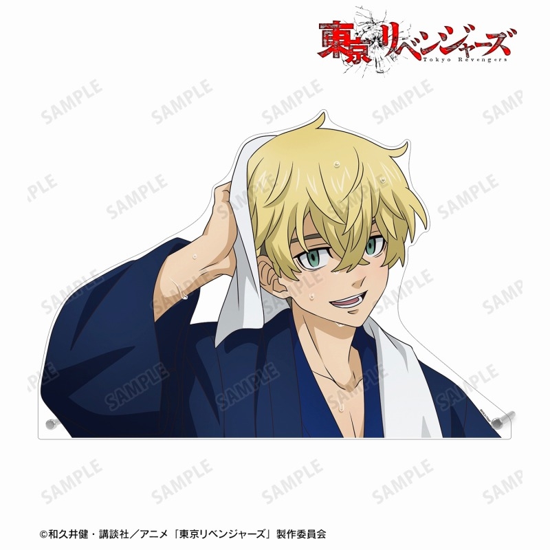 TVアニメ『東京リベンジャーズ』 描き下ろし 松野 千冬 温泉浴衣ver. 特大ダイカットアクリルパネル 画像 2 | AniSmile