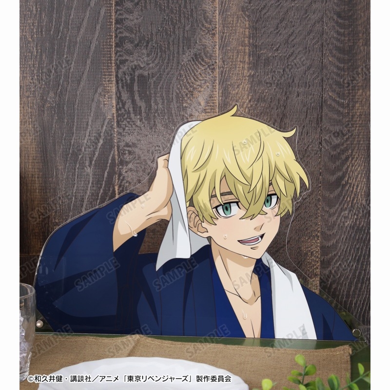 TVアニメ『東京リベンジャーズ』 描き下ろし 松野 千冬 温泉浴衣ver. 特大ダイカットアクリルパネル 画像 4 | AniSmile