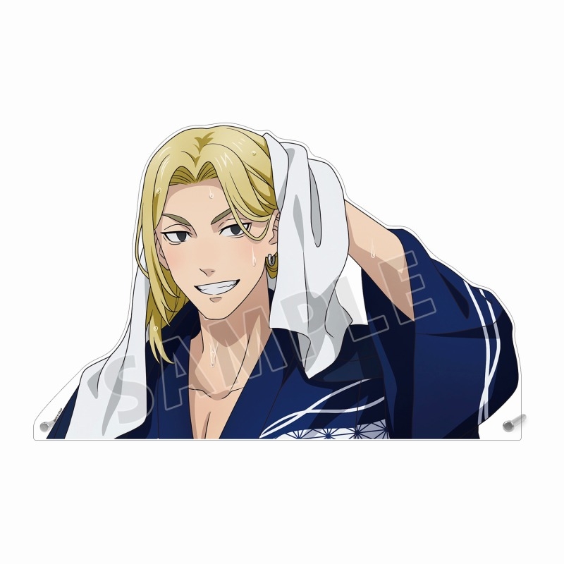 TVアニメ『東京リベンジャーズ』 描き下ろし 龍宮寺 堅 温泉浴衣ver. 特大ダイカットアクリルパネル - 公式商品画像 | AniSmile