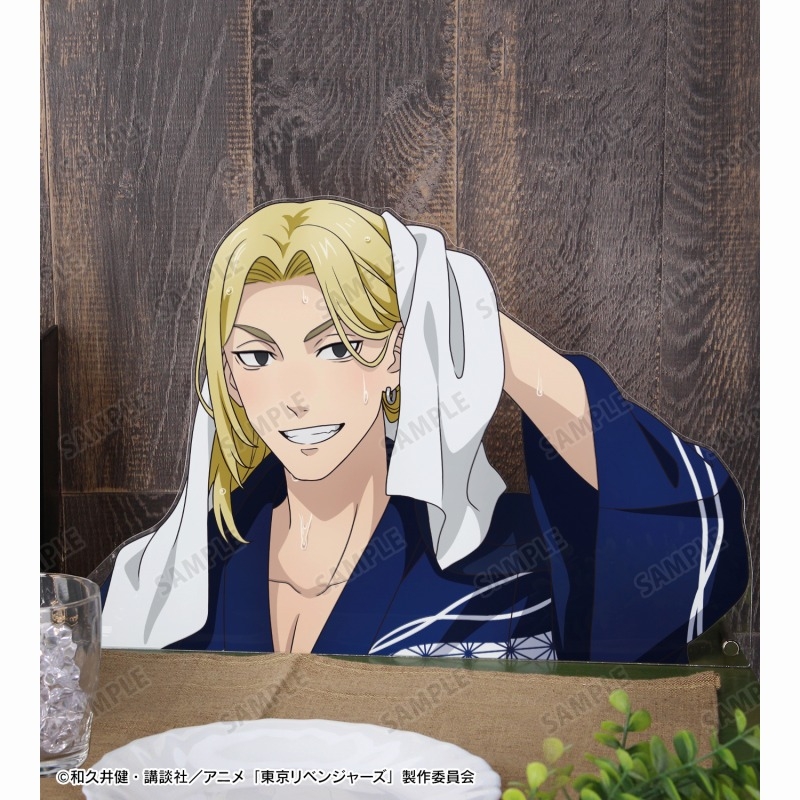 TVアニメ『東京リベンジャーズ』 描き下ろし 龍宮寺 堅 温泉浴衣ver. 特大ダイカットアクリルパネル 画像 4 | AniSmile
