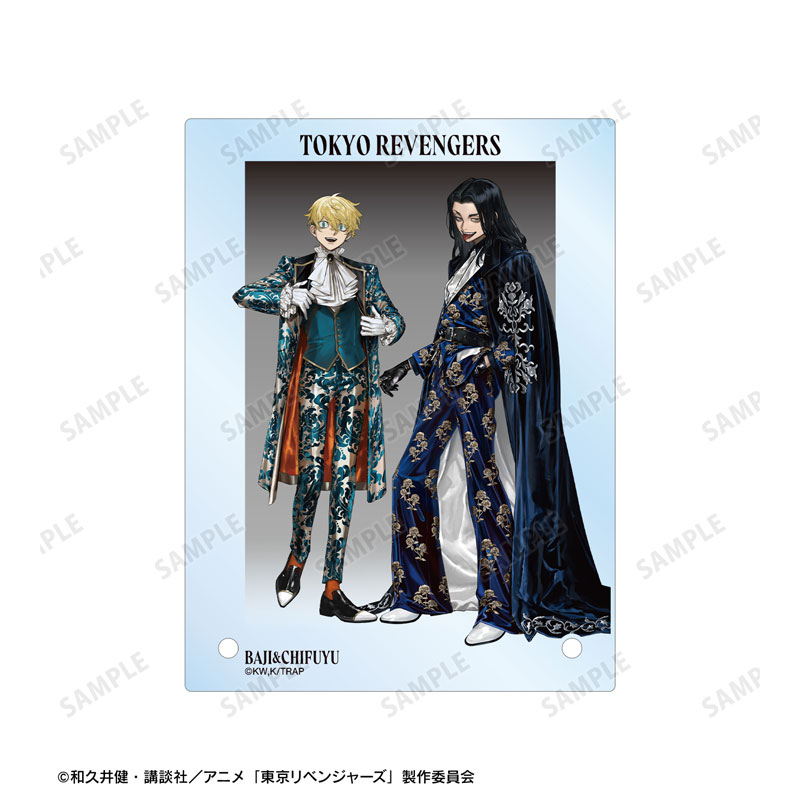 TVアニメ『東京リベンジャーズ』 描き起こし Art by AU 場地 圭介&松野 千冬 スーツver. A6アクリルパネル 画像 5 | AniSmile