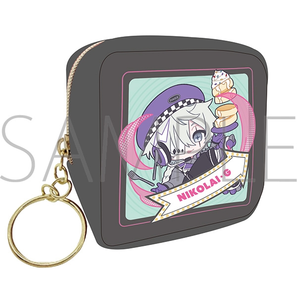 文豪ストレイドッグス スクエアポーチ/ニコライ・G ぱすてるぽっぷ - 公式商品画像 | AniSmile