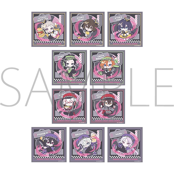 文豪ストレイドッグス ホログラムぺたコレクション/ぱすてるぽっぷ - 公式商品画像 | AniSmile
