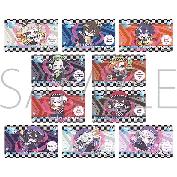 文豪ストレイドッグス 箔押しクリアカードコレクション/ぱすてるぽっぷ - 公式商品画像 | AniSmile