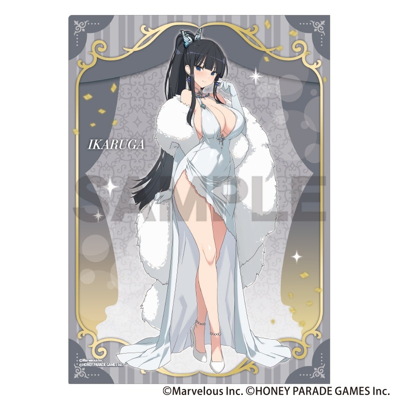シノビマスター 閃乱カグラ NEW LINK シングルクリアファイル 斑鳩 パーティードレス 画像 2 | AniSmile