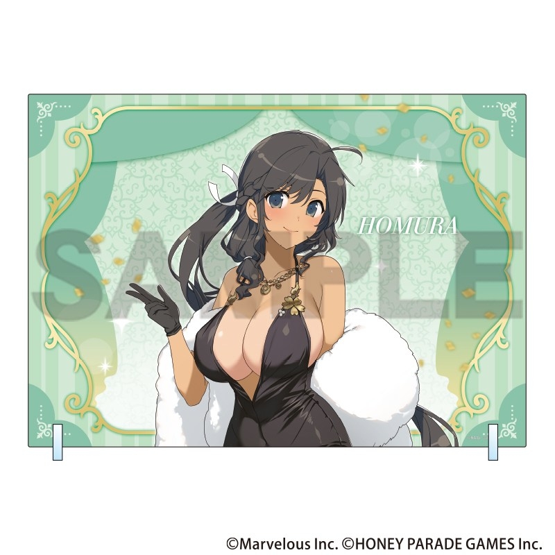 シノビマスター 閃乱カグラ NEW LINK A4アクリルパネル 焔 パーティードレス - 公式商品画像 | AniSmile