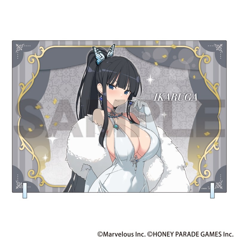 シノビマスター 閃乱カグラ NEW LINK A4アクリルパネル 斑鳩 パーティードレス - 公式商品画像 | AniSmile