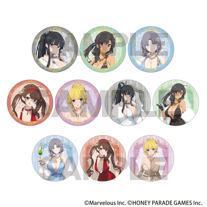 シノビマスター 閃乱カグラ NEW LINK トレーディンググリッター缶バッジ - 公式商品画像 | AniSmile