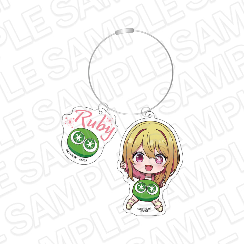 【推しの子】×ぷよぷよ ワイヤーキーホルダー ルビー デフォルメ ver. - 公式商品画像 | AniSmile