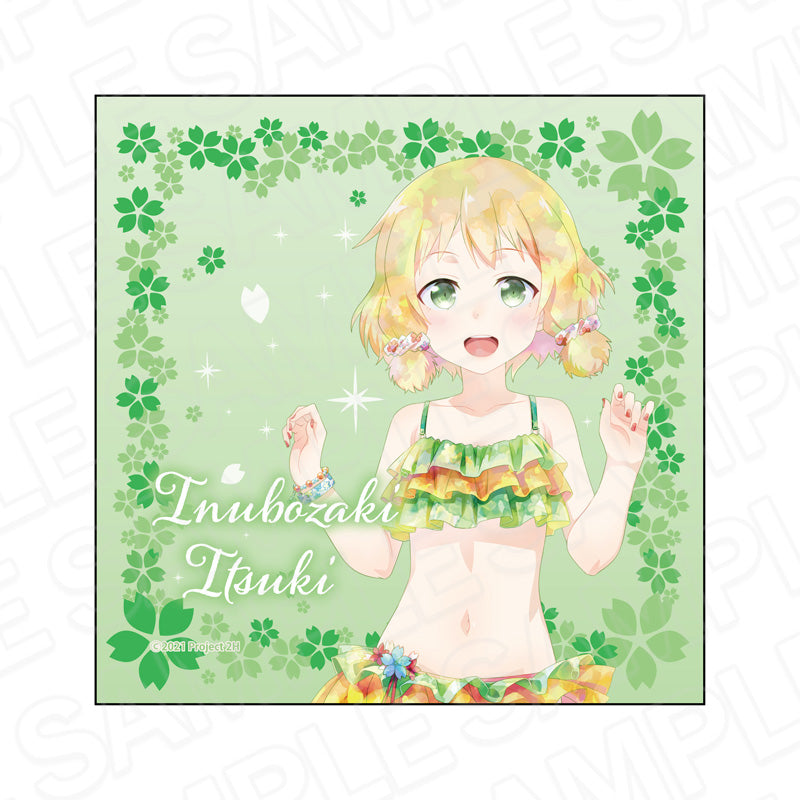結城友奈は勇者である 大満開の章 マイクロファイバー PALE TONE series 犬吠埼樹 桜水着 ver. - 公式商品画像 | AniSmile