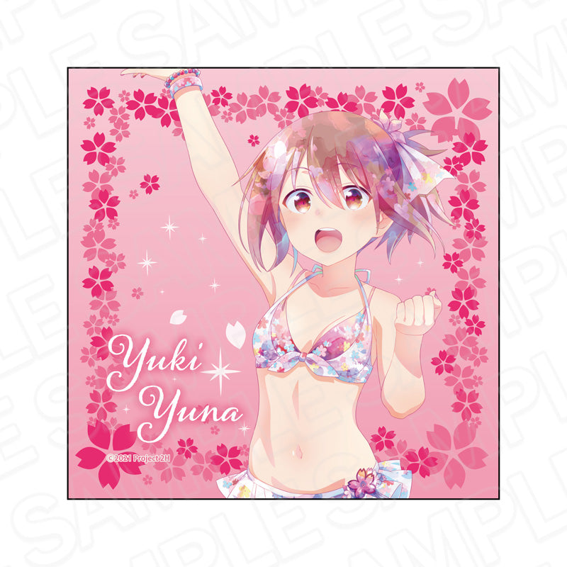 結城友奈は勇者である 大満開の章 マイクロファイバー PALE TONE series 結城友奈 桜水着 ver. - official product image | AniSmile