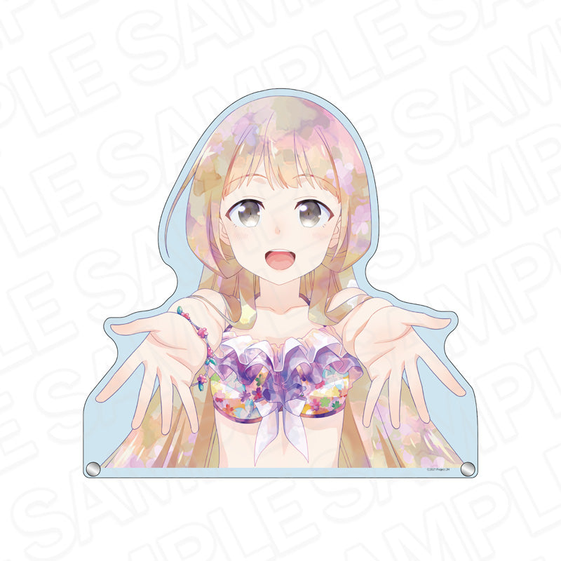結城友奈は勇者である 大満開の章 特大ダイカットアクリルボード PALE TONE series 乃木園子 桜水着 ver. - AniSmile