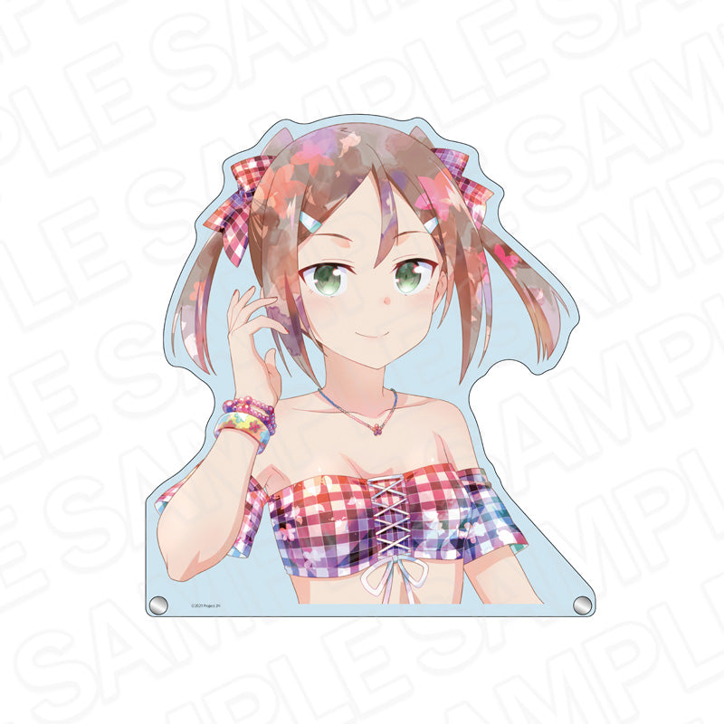 結城友奈は勇者である 大満開の章 特大ダイカットアクリルボード PALE TONE series 三好夏凜 桜水着 ver. - 公式商品画像 | AniSmile