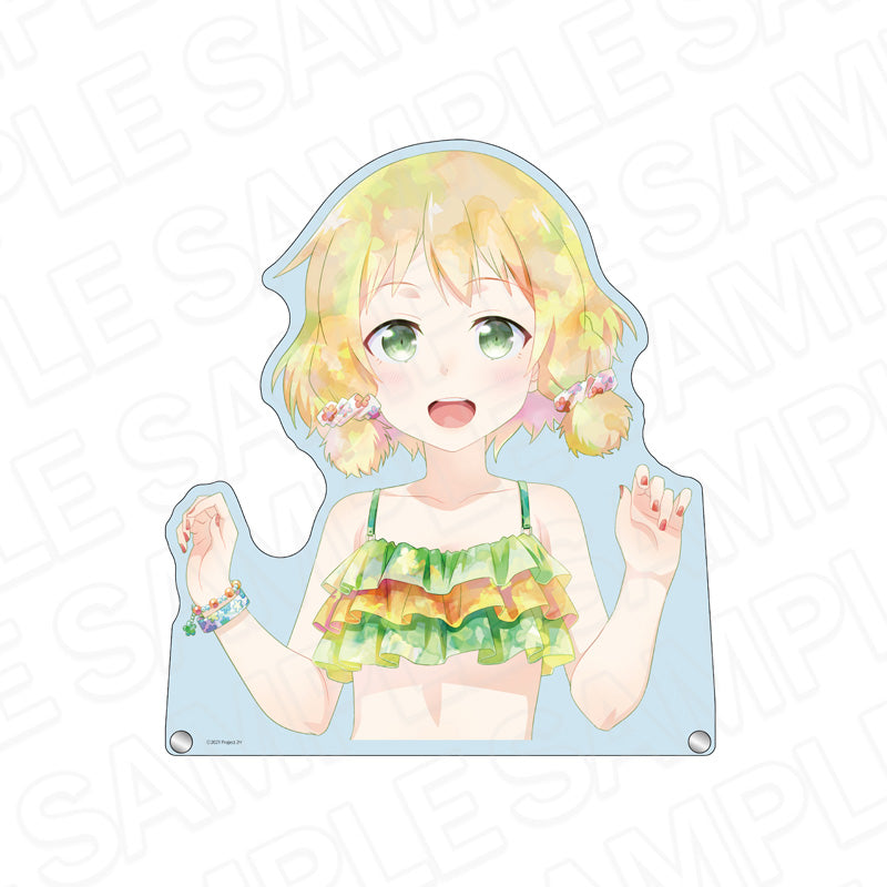 結城友奈は勇者である 大満開の章 特大ダイカットアクリルボード PALE TONE series 犬吠埼樹 桜水着 ver. - 公式商品画像 | AniSmile