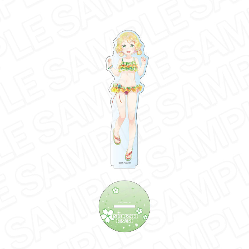 結城友奈は勇者である 大満開の章 ホログラムデカアクリルスタンド PALE TONE series 犬吠埼樹 桜水着 ver. - 公式商品画像 | AniSmile