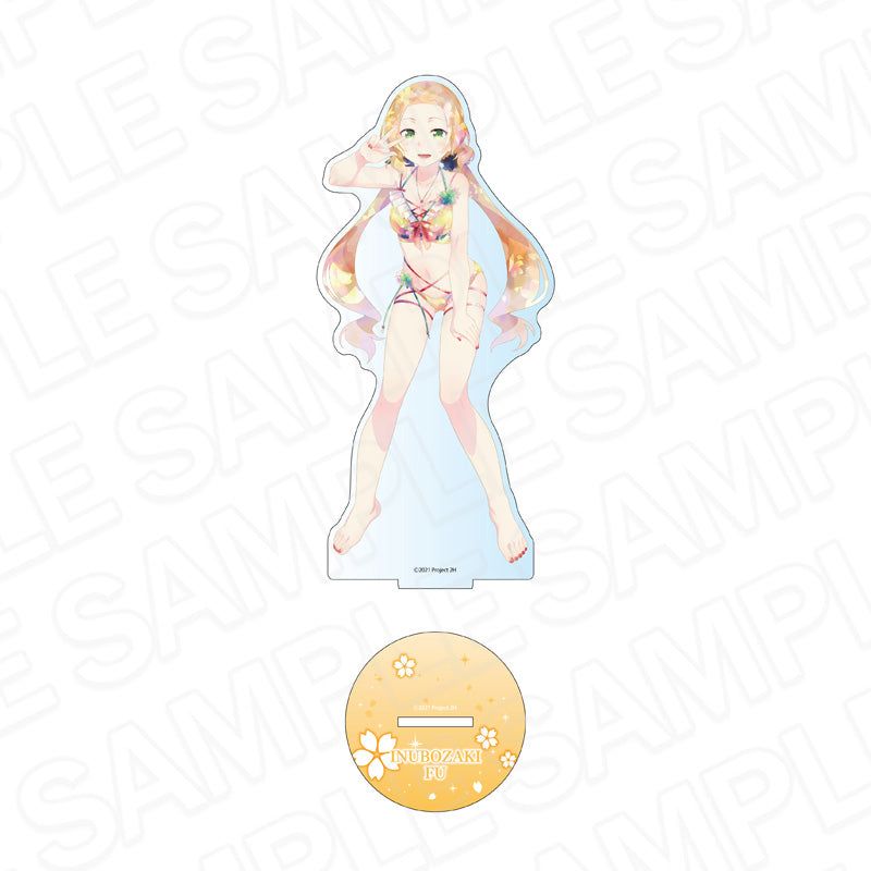 結城友奈は勇者である 大満開の章 ホログラムデカアクリルスタンド PALE TONE series 犬吠埼風 桜水着 ver. - 公式商品画像 | AniSmile
