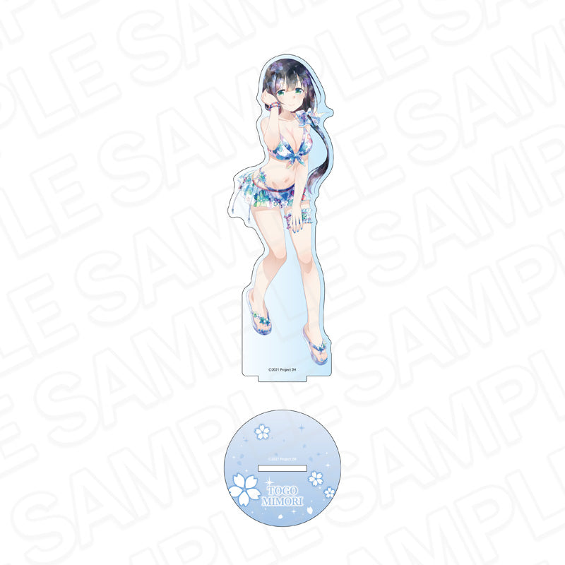 結城友奈は勇者である 大満開の章 ホログラムデカアクリルスタンド PALE TONE series 東郷美森 桜水着 ver. - 公式商品画像 | AniSmile