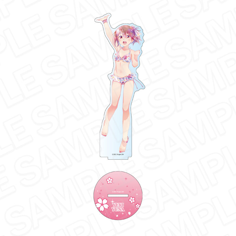 結城友奈は勇者である 大満開の章 ホログラムデカアクリルスタンド PALE TONE series 結城友奈 桜水着 ver. - AniSmile