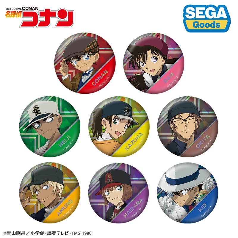 名探偵コナン ビジュアルホログラム缶バッジ Vol.2 - official product image | AniSmile