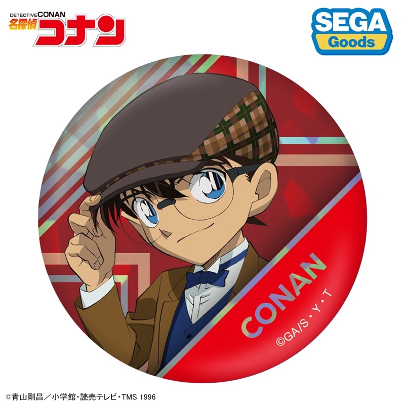 名探偵コナン ビジュアルホログラム缶バッジ Vol.2 Image 2 | AniSmile