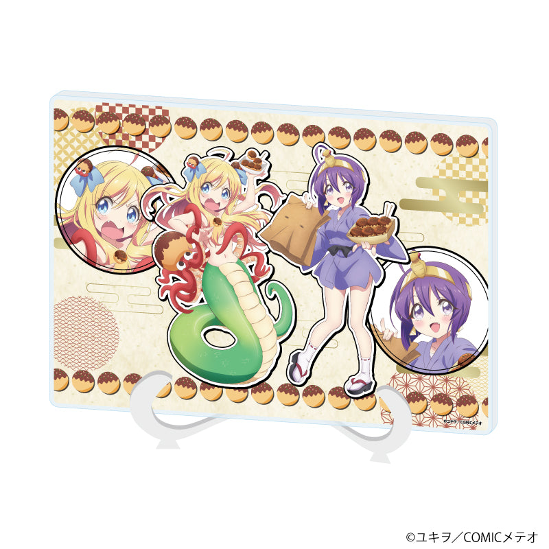 アクリルアートボード(A5サイズ)「邪神ちゃんドロップキック」04/邪神ちゃん&メデューサ ご当地ver. (描き下ろしイラスト) - 公式商品画像 | AniSmile