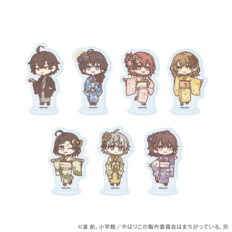 アクリルぷちスタンド「やはり俺の青春ラブコメはまちがっている。完」05/花見ver. ブラインド(全7種)(レトロアートイラスト) - 公式商品画像 | AniSmile