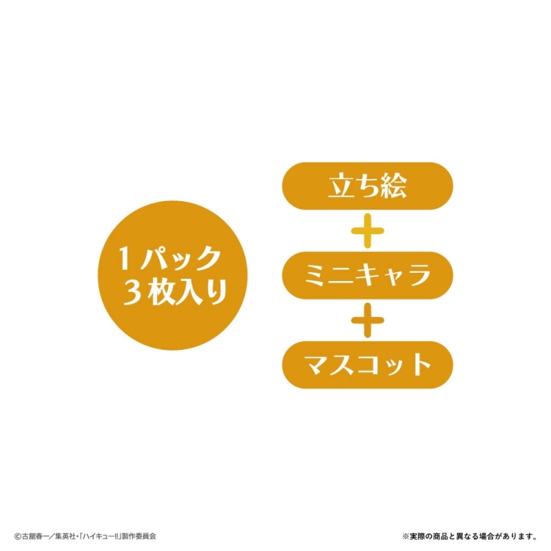 ハイキュー!!トレーディングクリアステッカーセット 単品(15種) 画像 3 | AniSmile