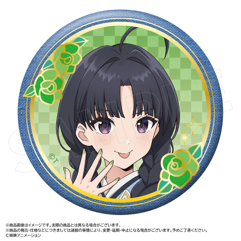 アニメ「ガールズバンドクライ」 描き下ろし和装デニムver. BIG箔押し缶バッジ C 安和 すばる - 公式商品画像 | AniSmile