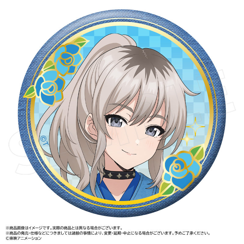 アニメ「ガールズバンドクライ」 描き下ろし和装デニムver. BIG箔押し缶バッジ B 河原木 桃香 - 公式商品画像 | AniSmile