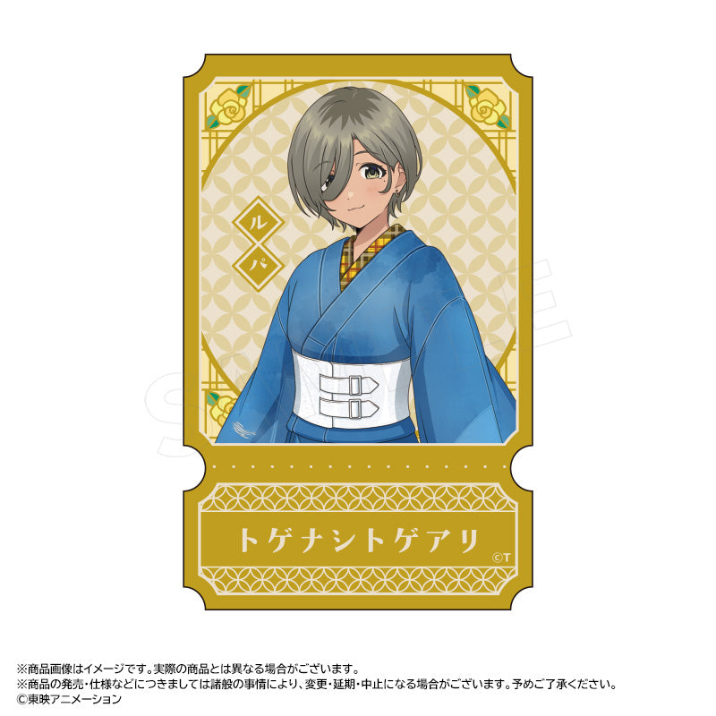 アニメ「ガールズバンドクライ」 描き下ろし和装デニムver. ダイカットステッカー E ルパ - 公式商品画像 | AniSmile