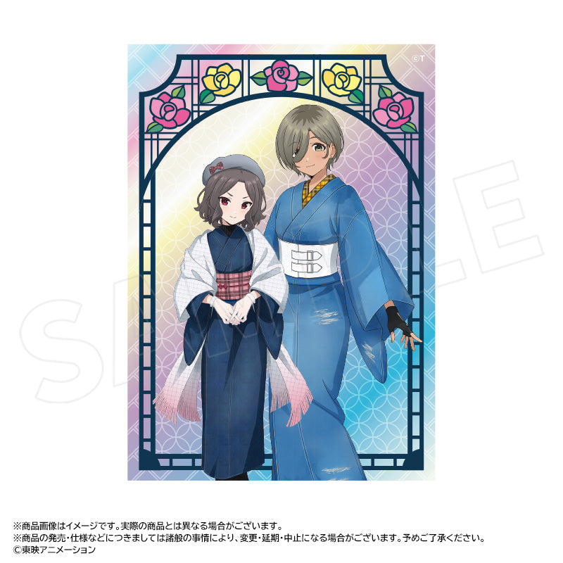 アニメ「ガールズバンドクライ」 描き下ろし和装デニムver. オーロラアクリルブロック C 智・ルパ - 公式商品画像 | AniSmile