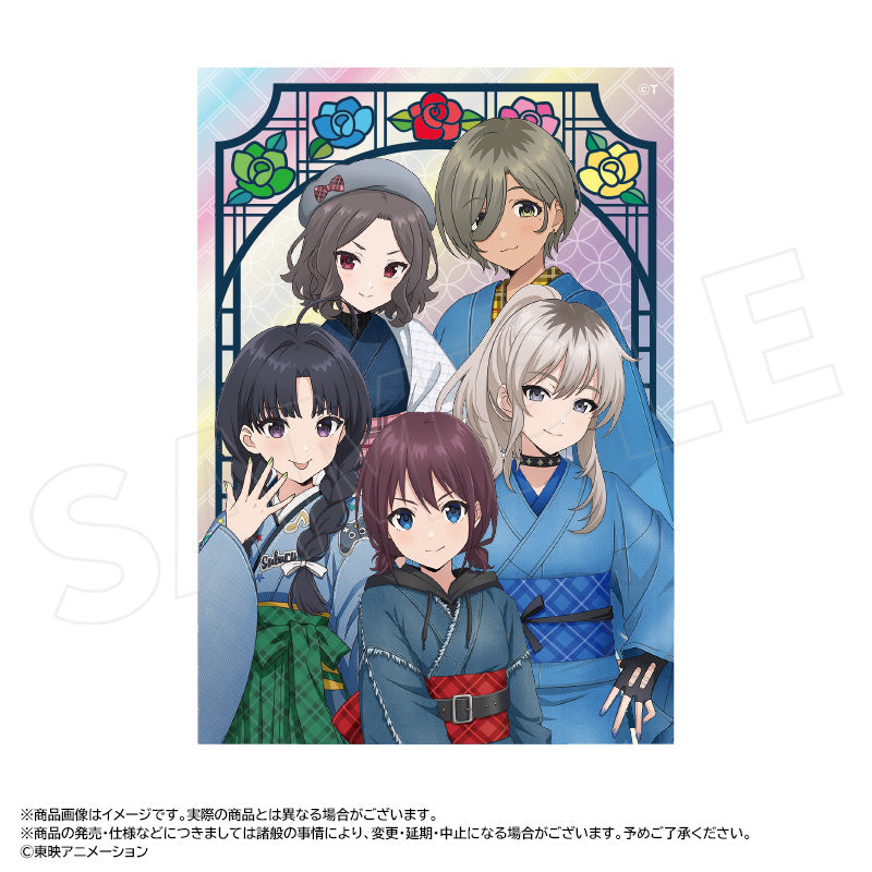 アニメ「ガールズバンドクライ」 描き下ろし和装デニムver. オーロラアクリルブロック A 集合 - 公式商品画像 | AniSmile