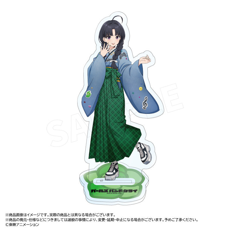 アニメ「ガールズバンドクライ」 描き下ろし和装デニムver. アクリルスタンド C 安和 すばる - 公式商品画像 | AniSmile