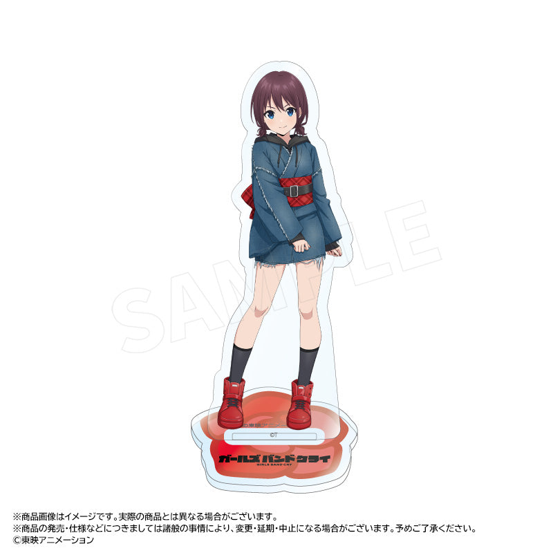 アニメ「ガールズバンドクライ」 描き下ろし和装デニムver. アクリルスタンド A 井芹 仁菜 - 公式商品画像 | AniSmile