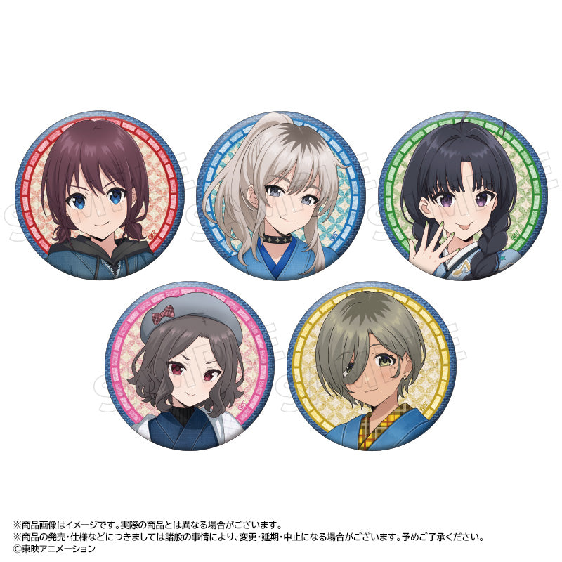 アニメ「ガールズバンドクライ」 描き下ろし和装デニムver. トレーディンググリッター缶バッジ 画像 2 | AniSmile