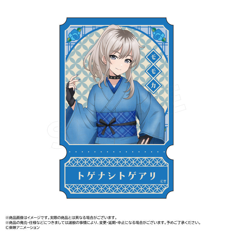 アニメ「ガールズバンドクライ」 描き下ろし和装デニムver. トレーディンググリッター缶バッジ 画像 5 | AniSmile