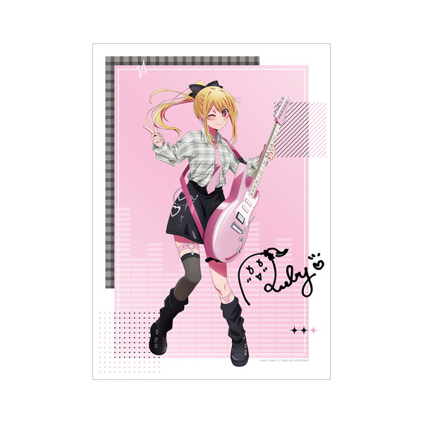 【推しの子】 描き下ろし ルビー ロックバンドver. A3マット加工ポスター 图片 2 | AniSmile
