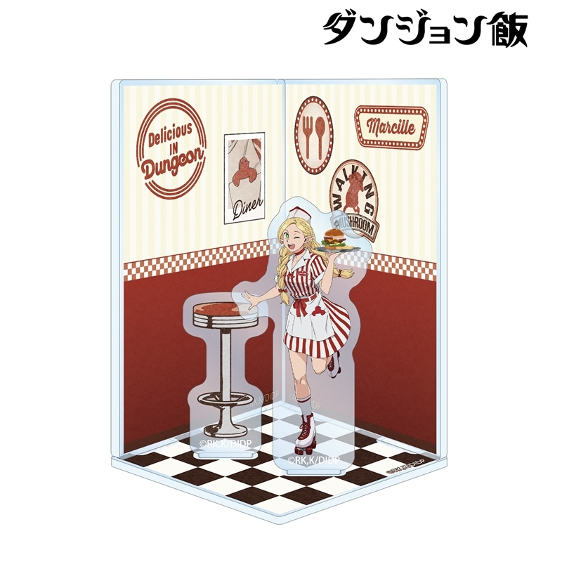 TVアニメ「ダンジョン飯」 描き下ろし マルシル アメリカンダイナーver. ジオラマ風アクリルスタンド 画像 2 | AniSmile