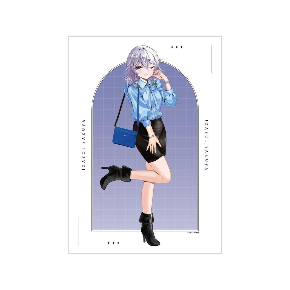 東方Project 松本能人イラスト 十六夜咲夜 ウォッチコーデver. A3マット加工ポスター - 公式商品画像 | AniSmile