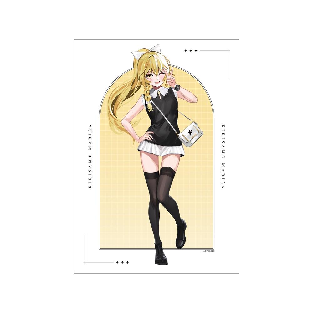 東方Project 松本能人イラスト 霧雨魔理沙 ウォッチコーデver. A3マット加工ポスター - 公式商品画像 | AniSmile