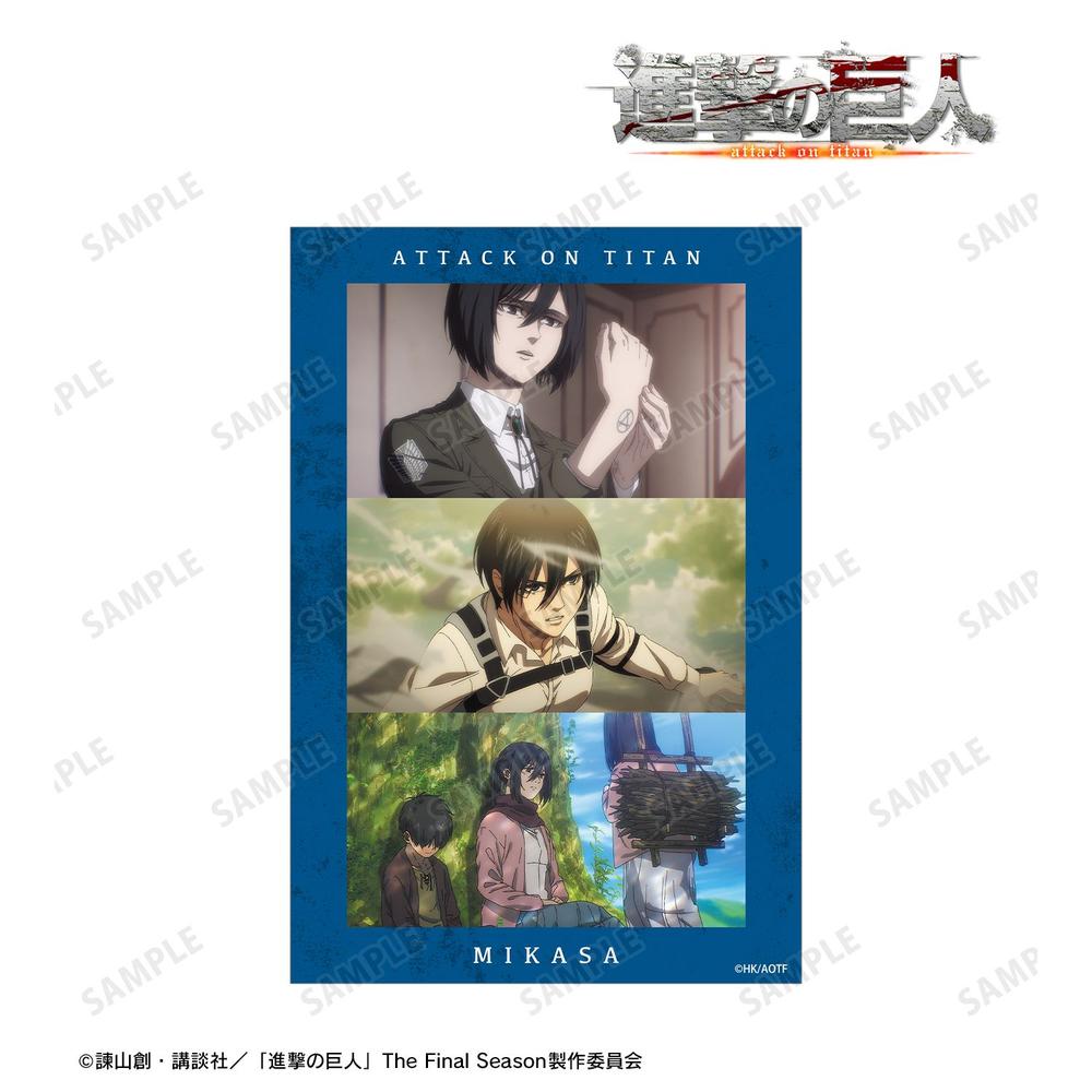 TVアニメ『進撃の巨人』 ミカサ 場面写クリアカード 画像 2 | AniSmile