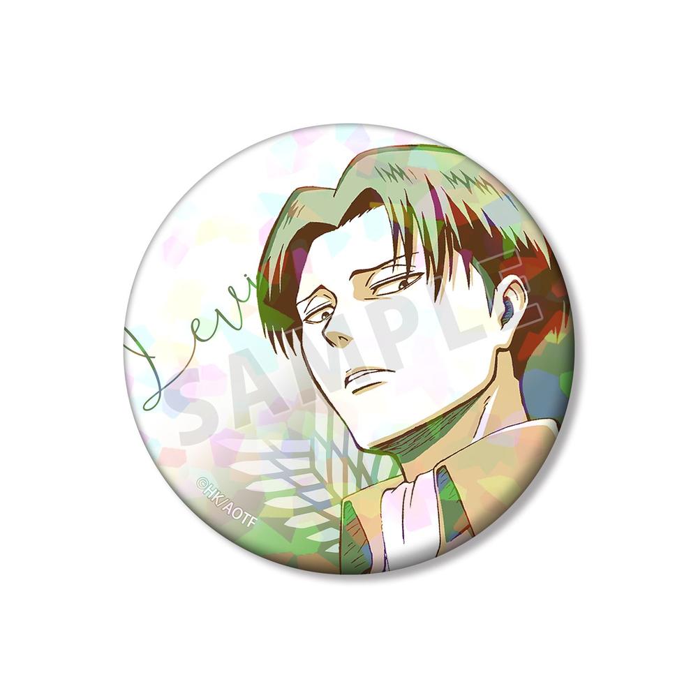 TVアニメ『進撃の巨人』 リヴァイ カラーパレットVer. 75mmホログラム缶バッジ - 公式商品画像 | AniSmile