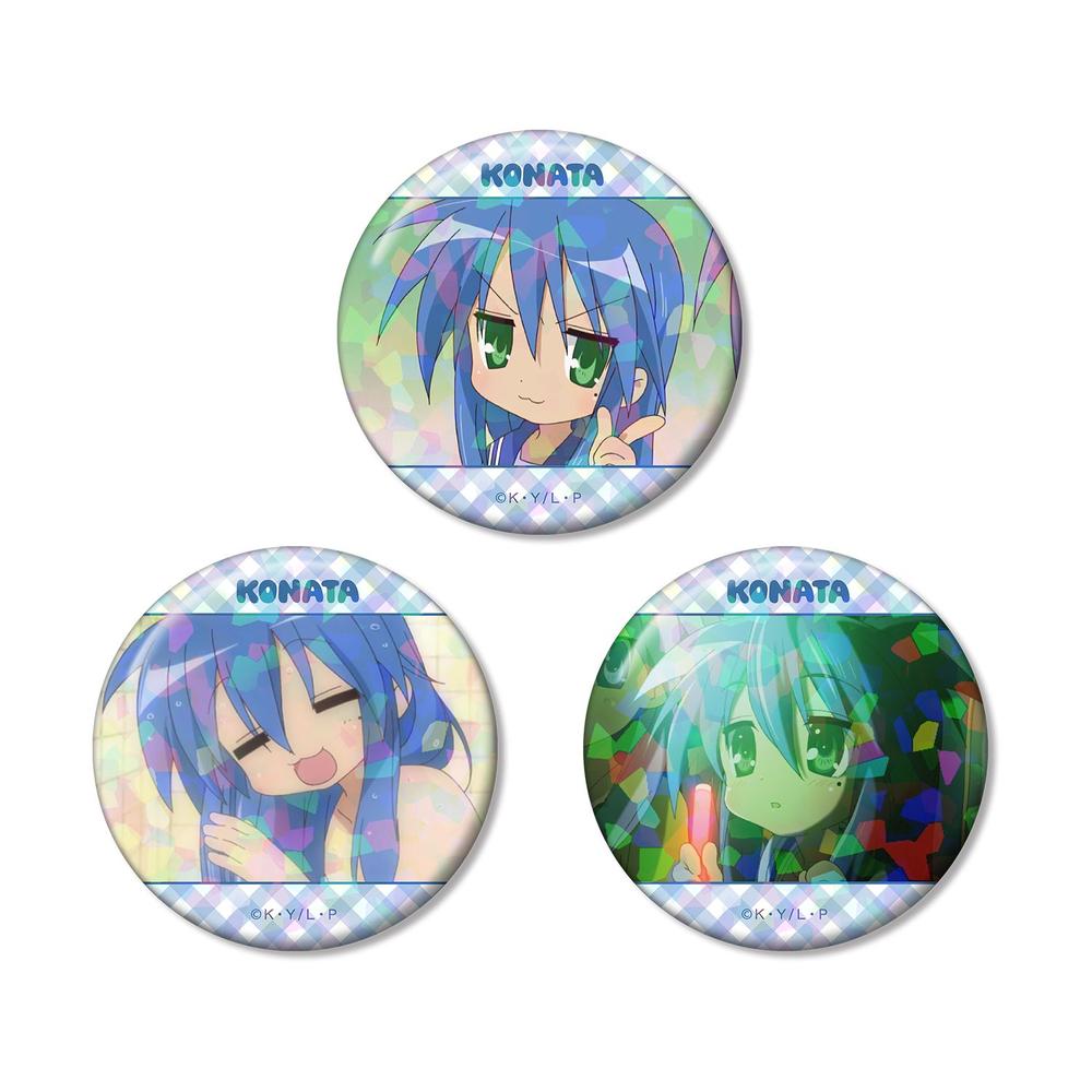 TVアニメ『らき☆すた』 泉こなた 場面写ホログラム缶バッジ3個セット - 公式商品画像 | AniSmile