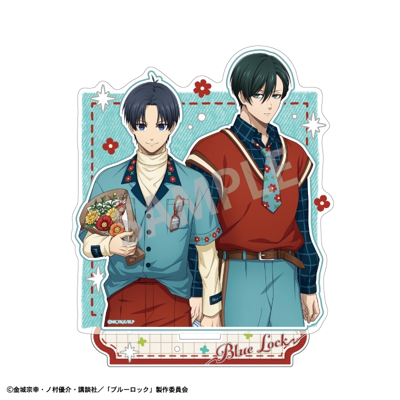 ブルーロック ペアアクリルスタンド 潔 世一&糸師 凛/カントリーファッション - 公式商品画像 | AniSmile