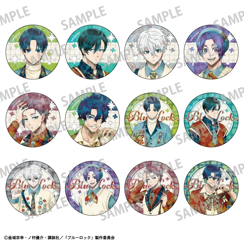 ブルーロック トレーディングホログラム缶バッジ/カントリーファッション - 公式商品画像 | AniSmile