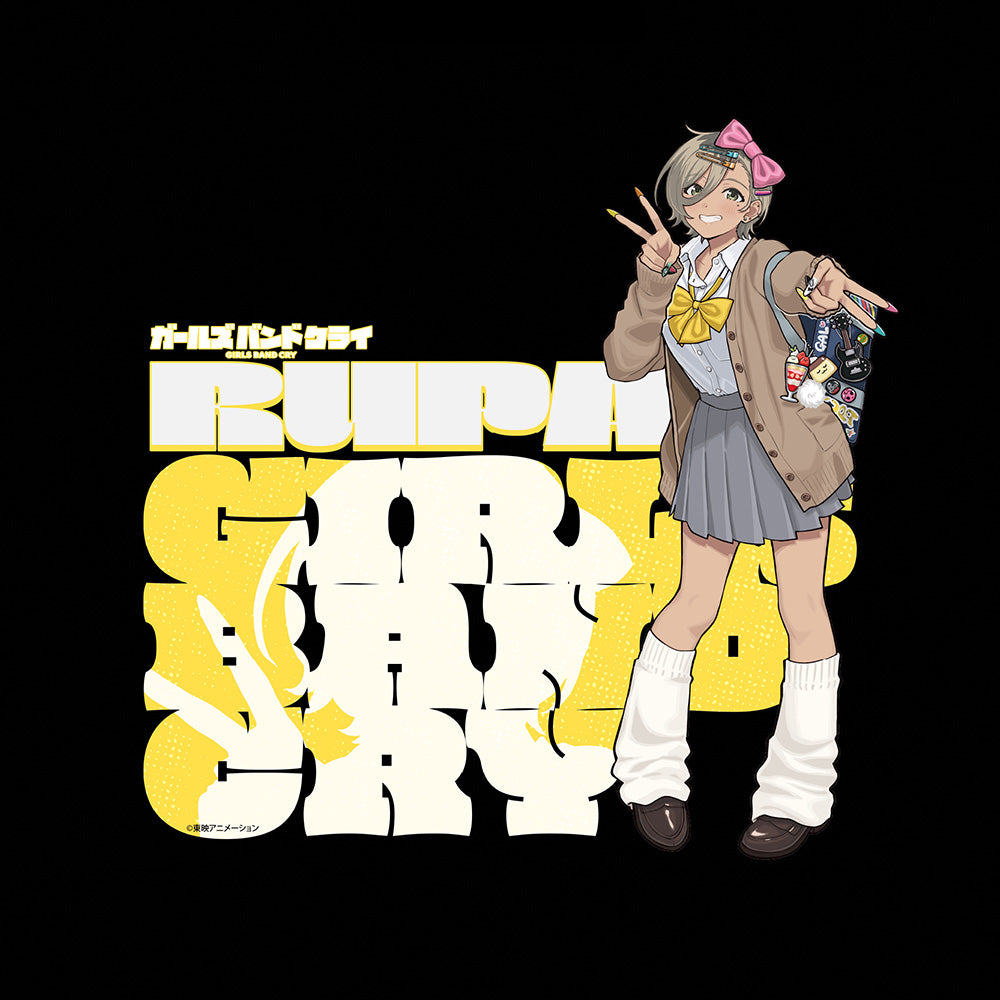 ガールズバンドクライ 描き下ろしTシャツ(ルパ/平成ギャル)Mサイズ 画像 2 | AniSmile