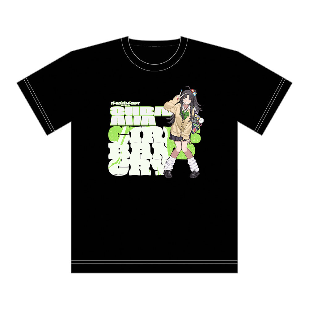 ガールズバンドクライ 描き下ろしTシャツ(安和すばる/平成ギャル)Mサイズ - 公式商品画像 | AniSmile
