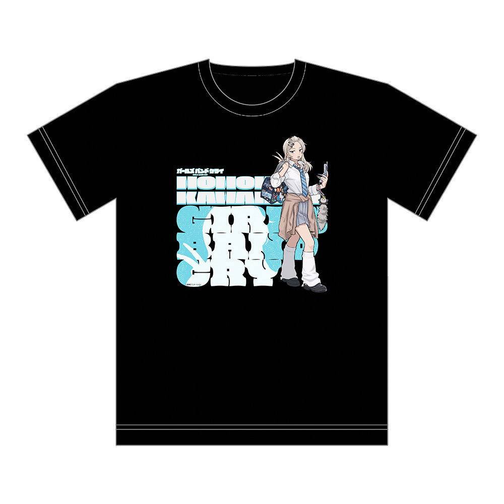 ガールズバンドクライ 描き下ろしTシャツ(河原木桃香/平成ギャル)Mサイズ - 公式商品画像 | AniSmile